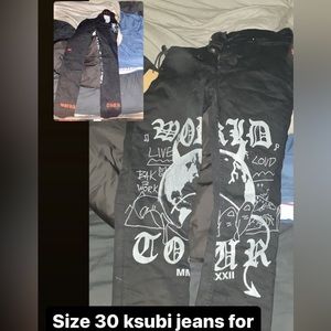 Size 30 men’s ksubi jeans great condition tags n everything still on it